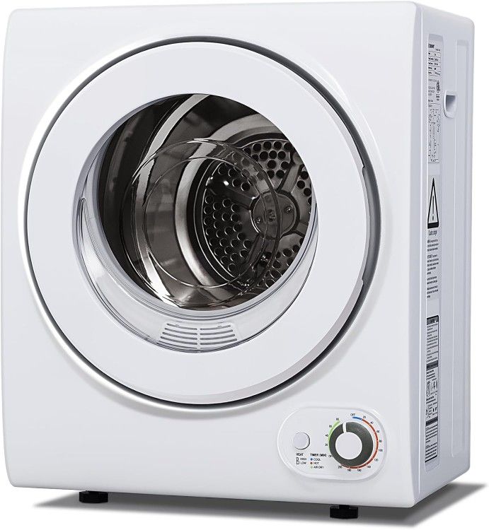 Euhomy 110V Portable Clothes Dryer 850W Compact Laundry Dryers 1.5 cu.ft Front Load Stainless Steel Electric Clothing Dryer Machine *$229 ON AMAZON*