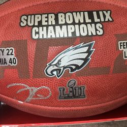 Jalen Hurts Signed Limited Edition Super Bowl Football