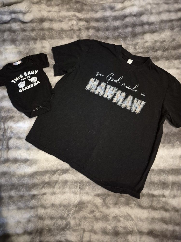 Mawmaw And Baby Clothing Set, Unisex