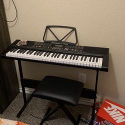 Excellent Keyboard Piano And Chair