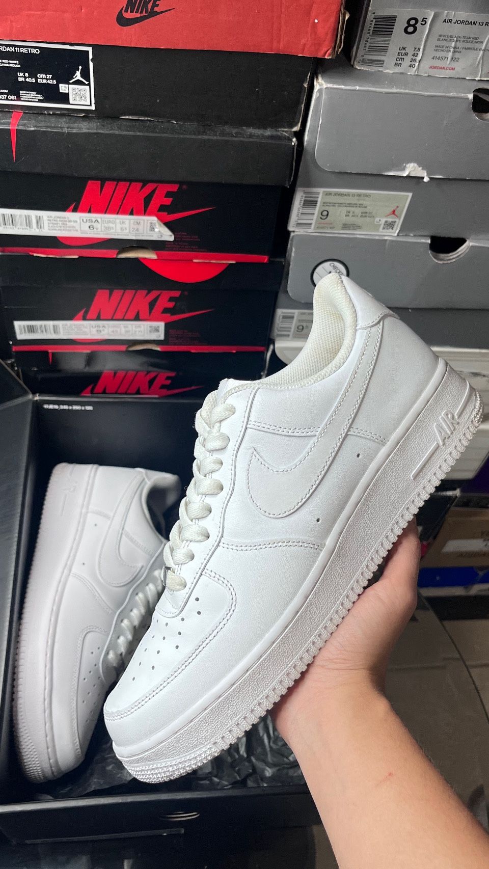 nike air force one white