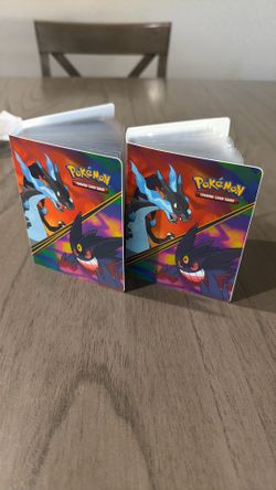 2 mini binder with Double rare Ex cards