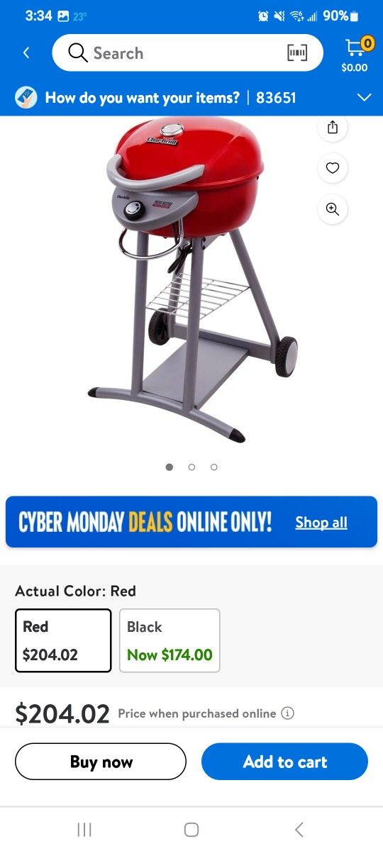 Charbroil Electric Grill.