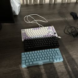 3 Keyboards $60 Or $25 A Piece