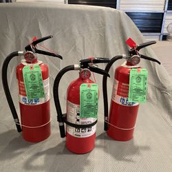 Fire Extinguishers Unused 2 Left