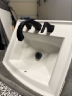 Bathroom sink and counter top
