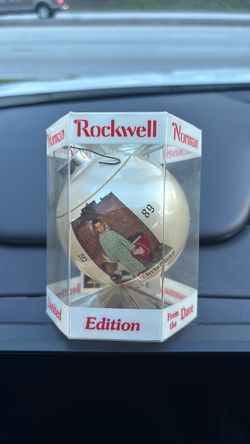 Norman Rockwell Limited Edition Christmas Ornament 1989