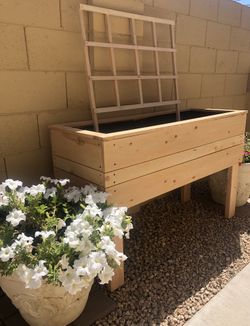 Garden Raised Beds Cedar, Herbs, Flowers, Vegetables.
