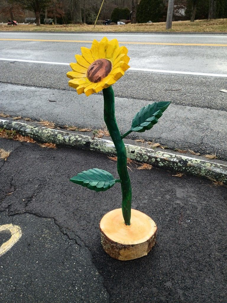 Sunflower Carving