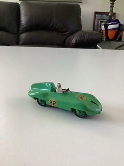 Vintage Original dinky toys # 236 Connaught Racing Car 1957 , Car #32 Green
