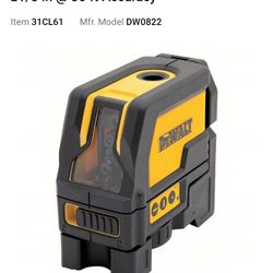 DeWalt Cross Line And Plumb Laser