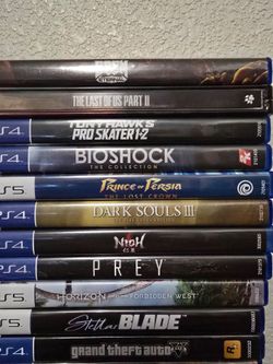 Ps4 and ps5 games