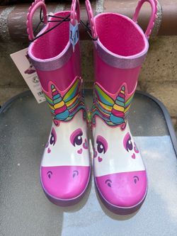 Cute Unicorn rain boots brand new size 13/1 from Sam’s Club