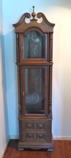 Tall case clock - no movement - $50