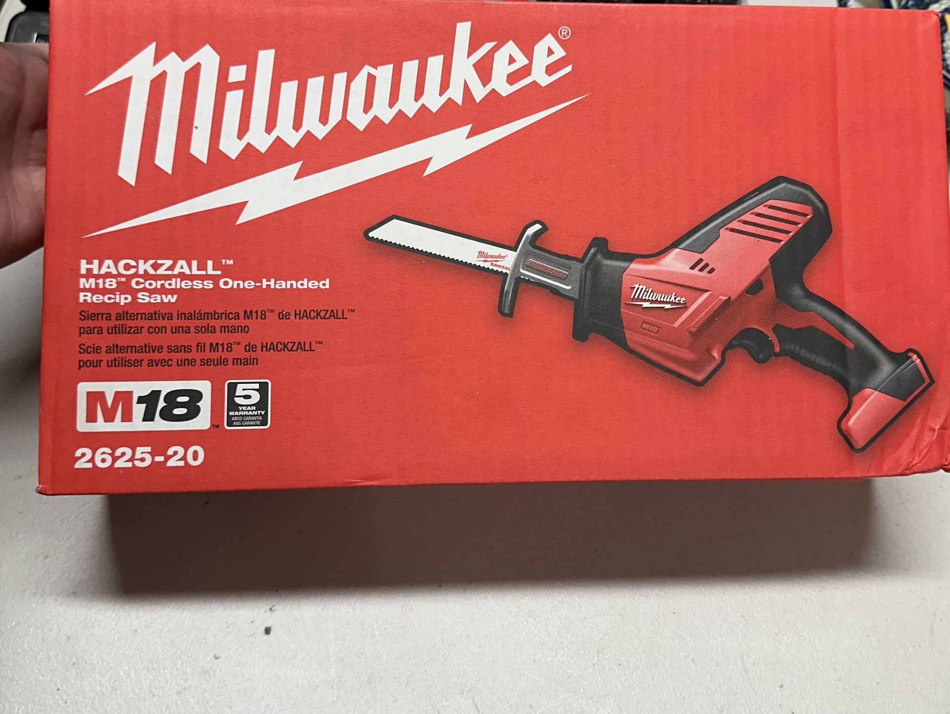 Milwaukee Hackzall Cordless One Handed Saw NEW