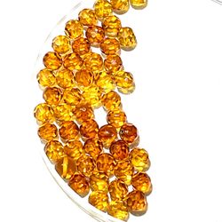 8mm Faceted Baltic Amber Beads