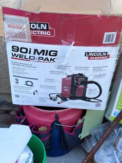 90i Lincoln mig welding 110 watt corded portable welder 19 lbs