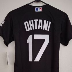 $45 Black Los Angeles dodgers Shohei Ohtani jersey