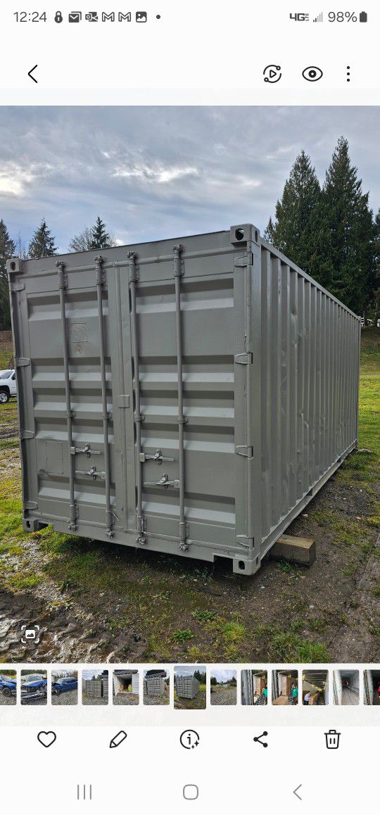 20' Metal Shipping Containers For Storage For Sale 3500 Each