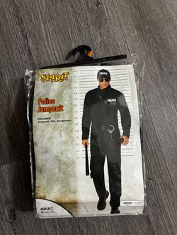 Spirit Police Jumpsuit Halloween Costume Adult S/M