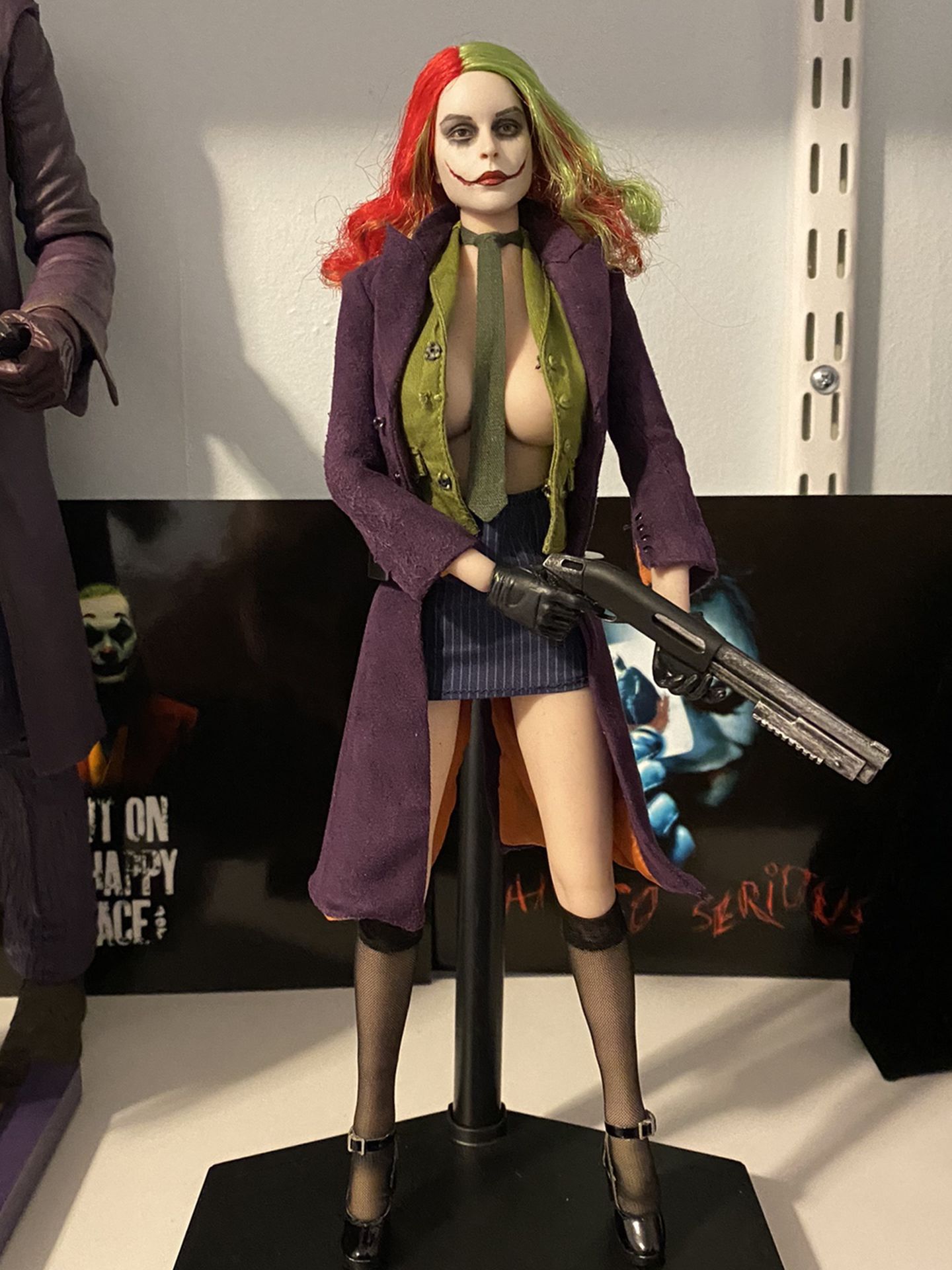 Custom Lady Joker Collectible Figure 1/6 Scale.