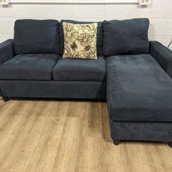 Modern Gray Couch With Chaise. Free Delivery!