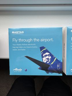 Alaska Airlines Luggage Bag Tags