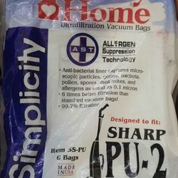 Sharp Pu-2 Upright Vacuum Bags