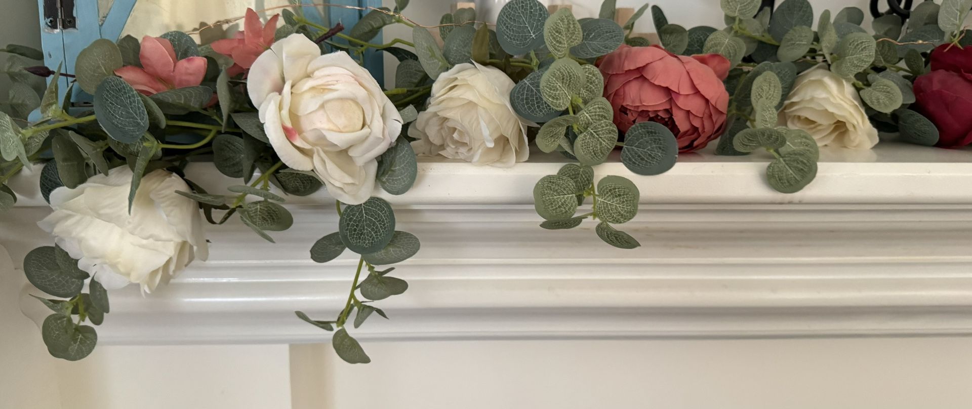Garland Rustic Eucalyptus & Flowers Brand New Wedding 15 Bags 