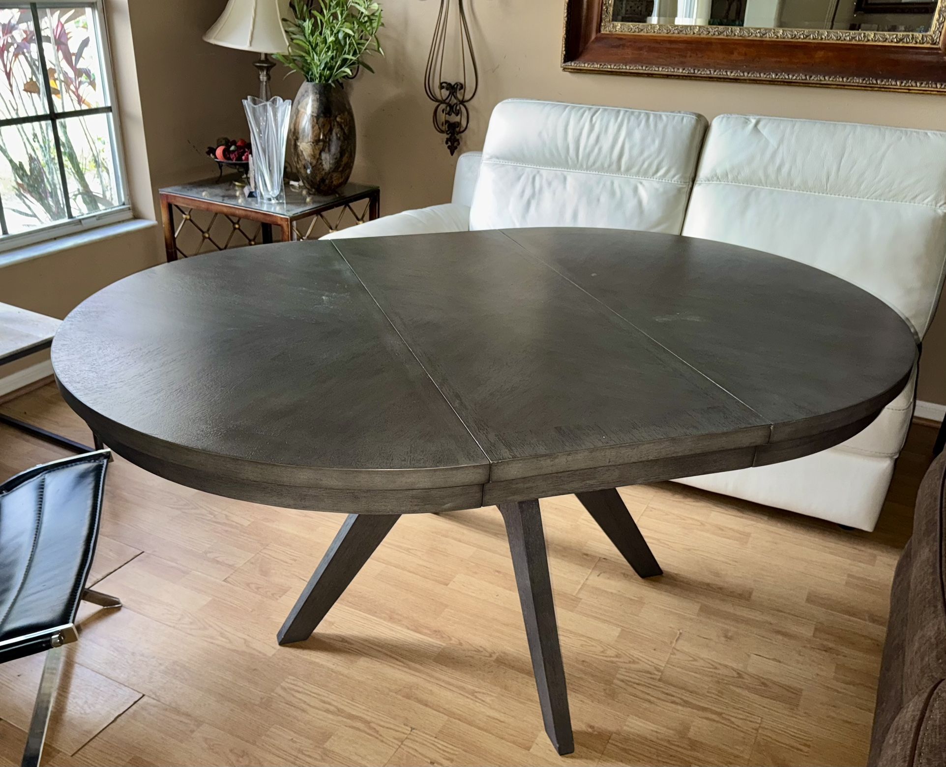Oval Wood Dining Room Table 