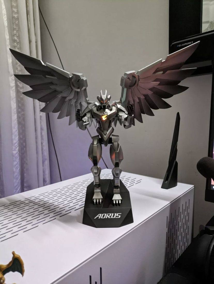Gigabyte Aorus Robot Rare Action Figure Collectable.