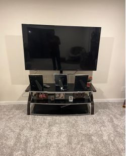 Whalen Furniture - 3-in-1 Console for Most Flat-Panel TVs Up to 65" - Brown Cherry