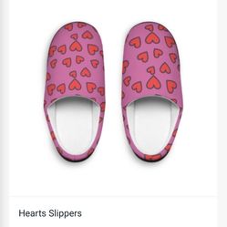 Hearts Slippers 