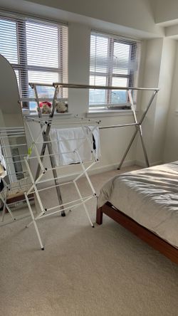TWO drying racks