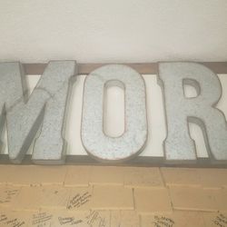 Large Metal Letters