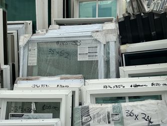 Windows 35 x 72, 35 x 60, 72 x 72, 107 x 72, 101 x 72, $180-$500