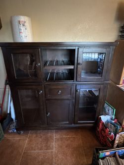 Dining Room Server With Cabinet