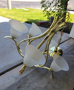 Vintage 5 lights chandelier