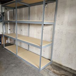 Supply Stock Storage Racks 48 in W x 24 in D Boltless Shelving Similar To Uline Shelves Delivery Available