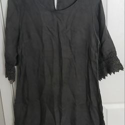 Stella Rosa Linen Shift Dress Size M 