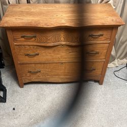Antique Oak Dresser 