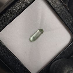 Very clean natural green tourmaline 