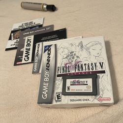 Final Fantasy V Advance GBA With Box Inserts