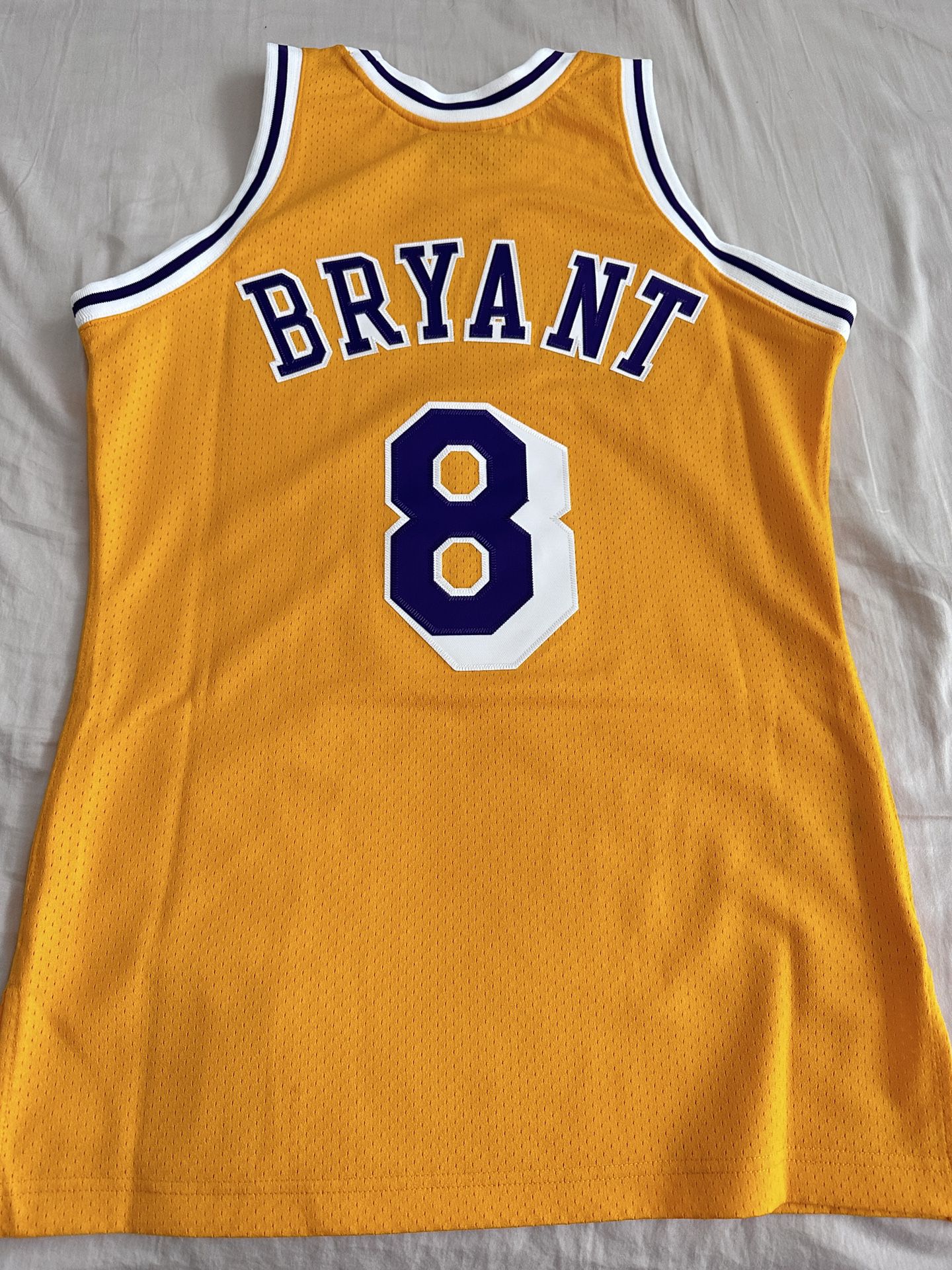 Kobe Bryant 8 Los Angeles Lakers M&N 1996-97 Black Jersey