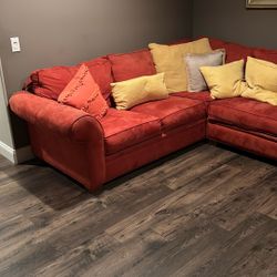 Orange Sectional Sofa