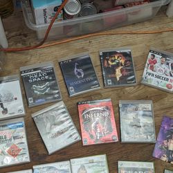 PS3 Games All For 80