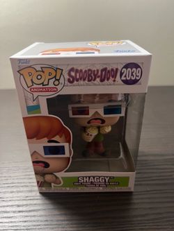 Shaggy Rogers w/ 3D Glasses Funko Pop #2039 Scooby Doo Hanna-Barbera Movies TV