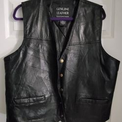 Genuine Leather Riding Vest