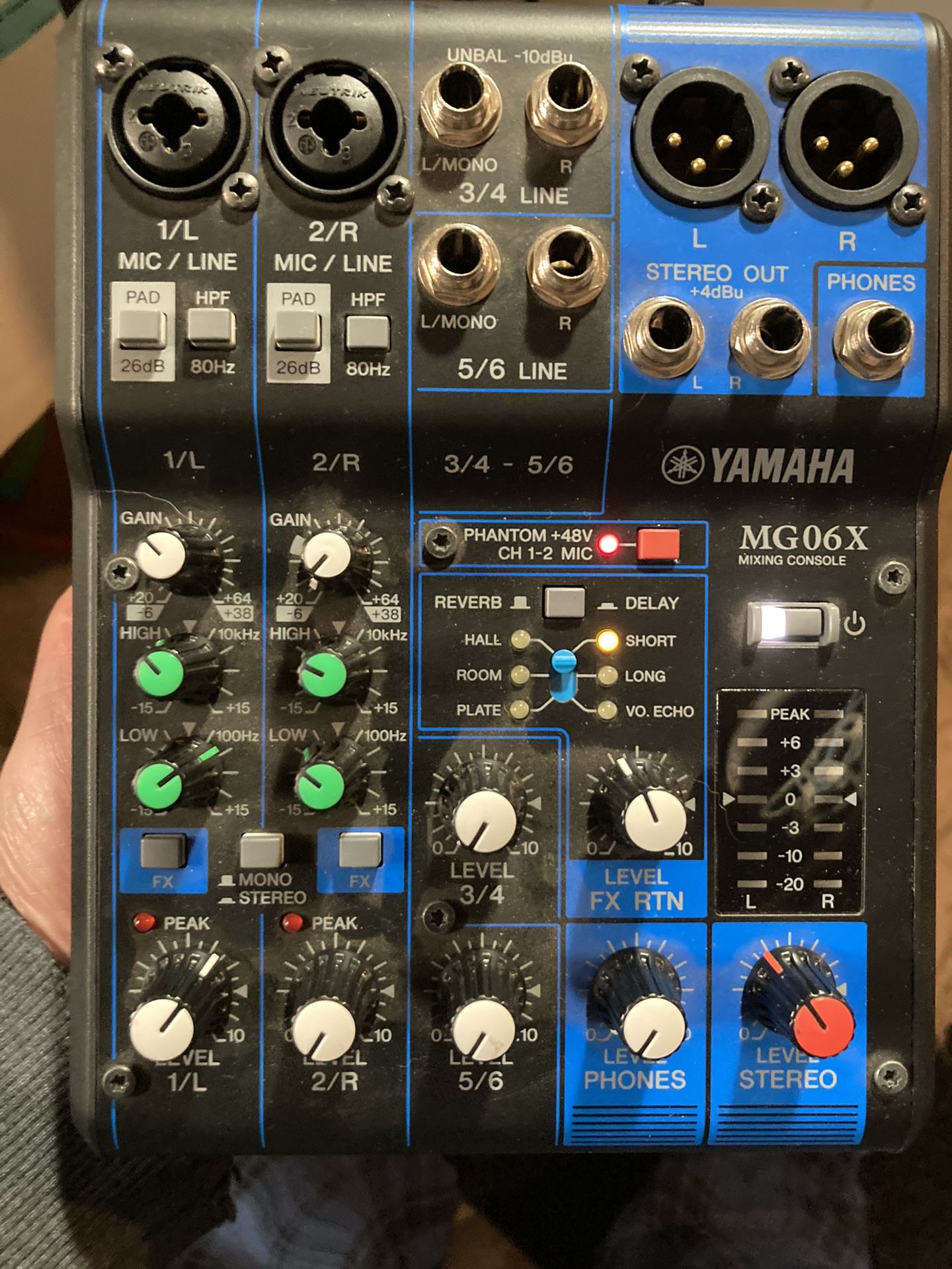 Yamaha MG06X 6-channel Mixer