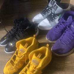 Nike , Adidas, Jordan's,  Air Forces, Kobes Shoes All Size 13